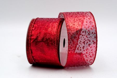 Fita de glitter metálico vermelho brilhante_KF7250GR-7R