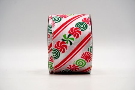 Grosgrain Round Candy Colors Ribbon_KF7277GN-1