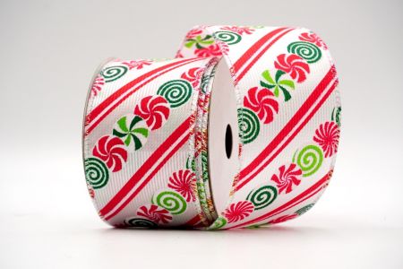Grosgrain Round Candy Colors Ribbon_KF7277GN-1