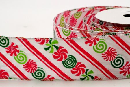 Grosgrain Rotundus Candy Colores Ribbon_KF7277GN-1