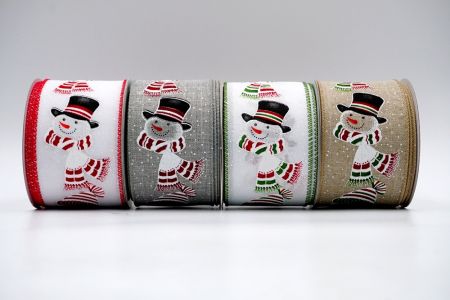 Сніговики з шарфом на стрічці_KF7429.KF7430