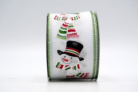 Muñeco de nieve sombrero y bufanda cinta_KF7430GC-1-222