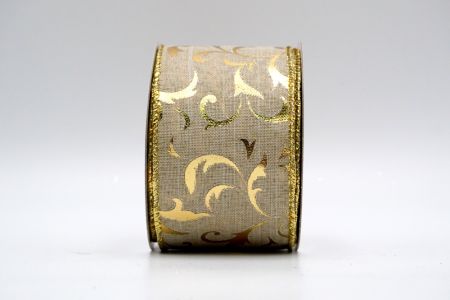 Foil Luxurious Pattern Design Ribbon_KF7455G-13