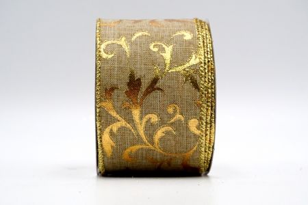 Foil Luxurious Pattern Design Ribbon_KF7455G-14