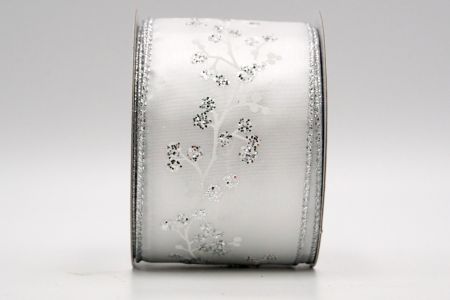 Nastro invernale semi glitter argento_KF7457G-1