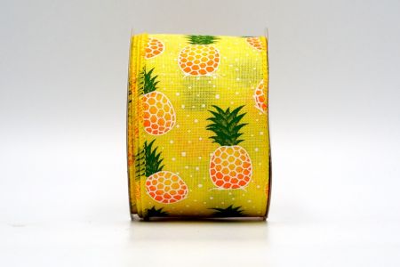 Sommer Ananas Früchte leuchtend gelbes Band_KF7485GC-6-6