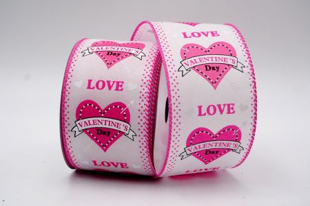 Cinta blanca/rosa con palabras de amor para San Valentín_KF7518GC-5-218
