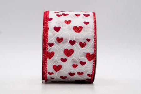 Червона стрічка з білими сердечками для Дня Святого Валентина_KF7548GC-1-7