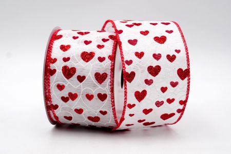 Rot/Weißes Valentinstagkleine Herzenband_KF7548GC-1-7