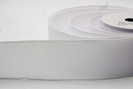 White Plain Colors Wired  Ribbon_KF7573GC-1-1