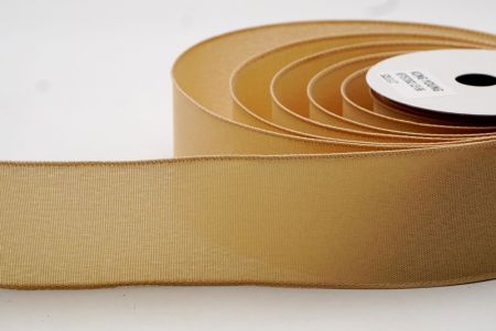 Light Brown Plain Colors Wired  Ribbon_KF7573GC-13-56