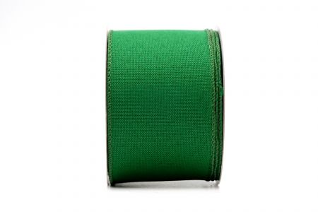 Green Plain Colors Wired  Ribbon_KF7573GC-3-127