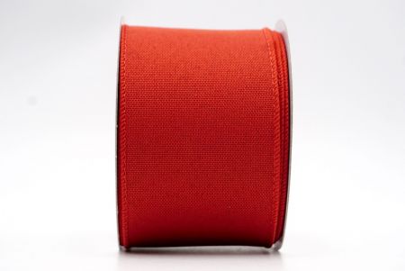Red Orange Plain Colors Wired  Ribbon_KF7573GC-58-220
