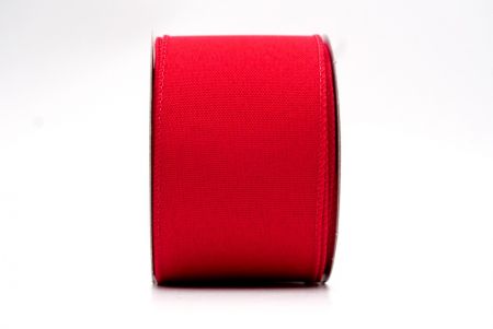 Red Plain Colors Wired  Ribbon_KF7573GC-7-7