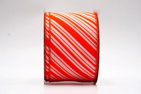 Оранжевая лента с диагональной полосой_KF7653GC-41-54