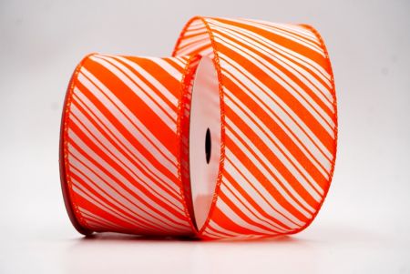OrangeDiagonal Stripe Ribbon_KF7653GC-41-54