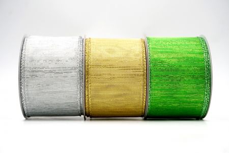 Metallic Sheer Wired Ribbon - Metallic Sheer Wired Ribbon
