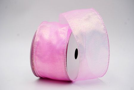 Nastro trasparente a filo colori tinta unita riflettente rosa Barbiee_KF7658GN-5
