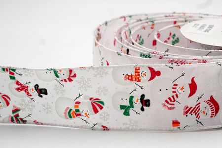 White - Mr. and Mrs. Snowman Wired Ribbon_KF7661GC-1-1