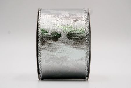 Silbersolides metallisches Design mit Drahtband_KF7700G-1