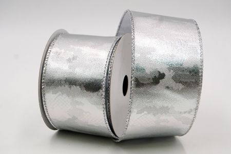 Silbersolides metallisches Design mit Drahtband_KF7700G-1