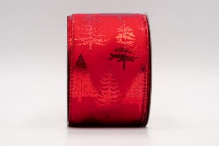Nastro albero di Natale lucido rosso_KF7761GR-7