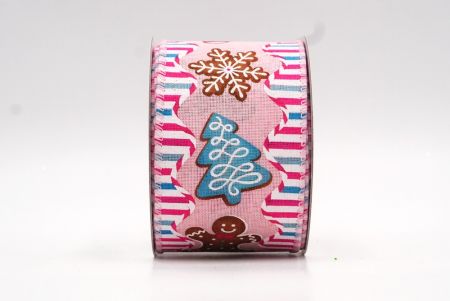 Nastro con design di caramelle rosa chiaro di Natale_KF7828GC-5-5