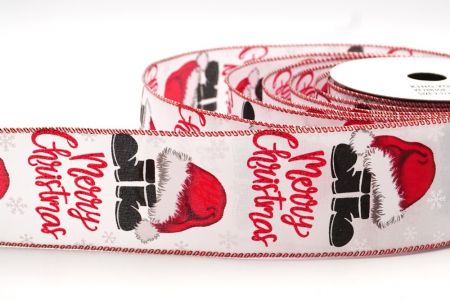 Λευκό/Κόκκινο Καλώδιο Χριστουγέννων Καπέλο & Μπότες Σχεδιασμός Κορδέλας με Καλώδιο_KF7883GR-1