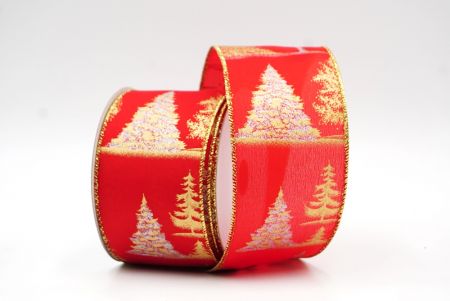 Помаранчево-червоний дизайн різдвяної ялинки з проволокою_KF7888G-7