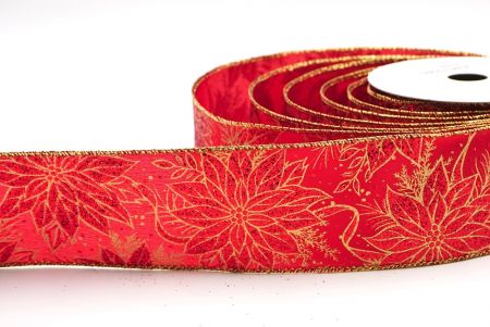 Rotes Weihnachtsstern-Drahtband_KF7904G-7