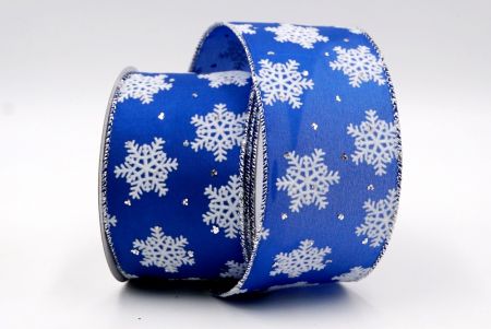 Ruban câblé à flocons de neige bleus - KF7940G-4