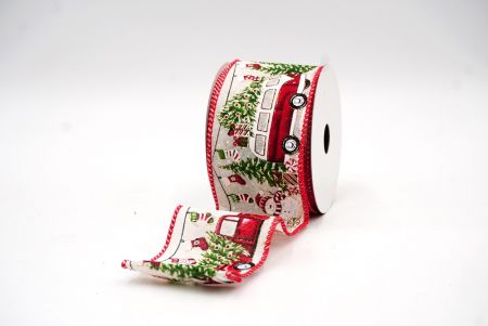 White/Red Christmas Element Designs Wired Ribbon_KF7947GC-2-7