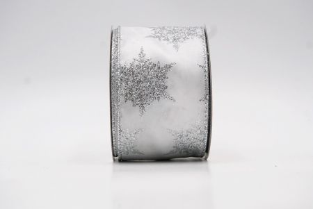 Срібний дизайн проволочної стрічки з блискітками_KF7965-1