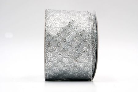 Silver Sheer_Glitter Dots Design Ribbon_KF8069G-1
