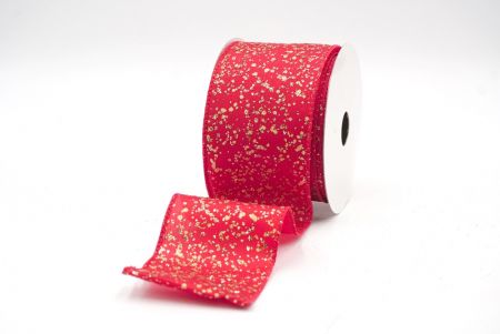 Red/Gold Glittery Festive Wired Ribbon_KF8182GC-7-7