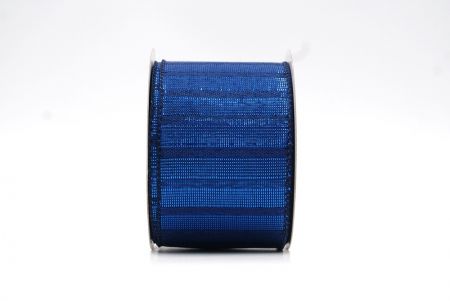 Королевско-синяя металлическая лента с вертикальными полосами_KF8186GC-4-4