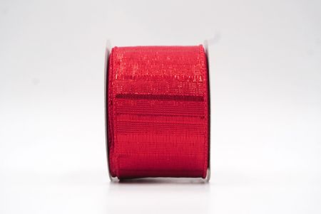 Красная металлическая вертикальная полосатая лента_KF8186GC-7-7