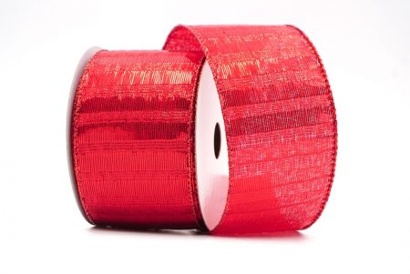 Rotes metallisches vertikales Streifenlinienband_KF8187GR-3
