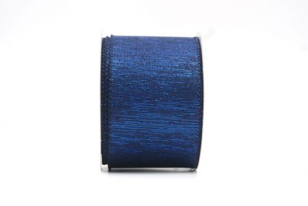 Navy Blue Plain Color Designs Wired Ribbon_KF8188GC-4-4