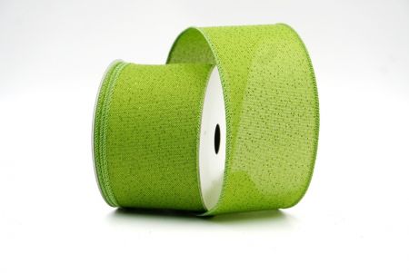 Neon Green Glitter Drops Design Ribbon_KF8264GC-15-42