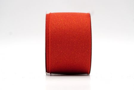 Оранжево-коричневая лента с дизайном "Glitter Drops"_KF8264GC-41-220