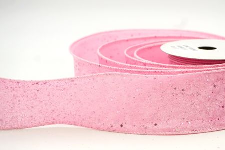 Pink Sparked Glitters Design Ribbon_KF8268GC-5-5