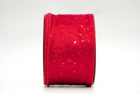 Красная искрящаяся лента с дизайном Glitters Ribbon_KF8268GC-7-7