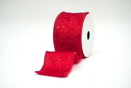 Red Sparked Glitters Design Ribbon_KF8268GC-7-7