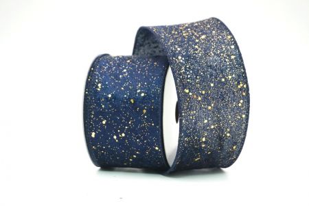 Темно-синяя искрящаяся лента с дизайном Glitters Ribbon_KF8269GC-4-4