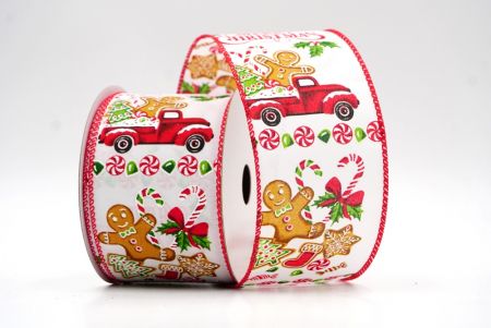 White Holiday Sweets and Christmas Tree Truck Ribbon_KF8310GC-1-7