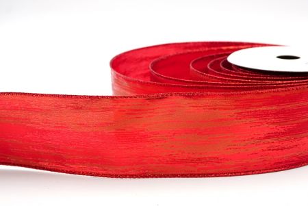 Rood Feestelijke Metallic Folie Abstracte Lint_KF8321GR-7R