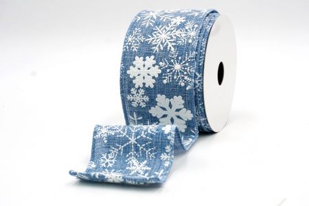 Blue_Snowflakes Wired Ribbon_KF8346GC-4-226