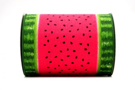 Rosa Wassermelonen-Design-Geschenkband mit Draht_KF8393GC-5-127