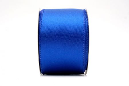 Ruban en fil métallique de couleur unie bleu_KF8403GC-12-151